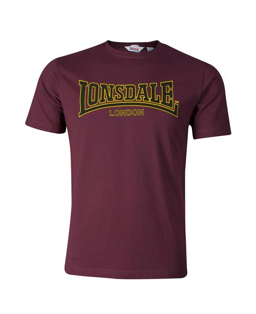 LONSDALE Bluser & t-shirts 'CLASSIC'  guld / bordeaux / mørkerød / sort