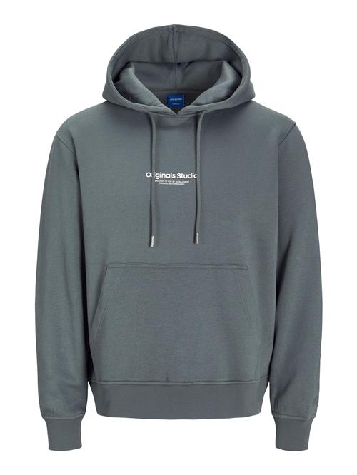 JACK & JONES Sweatshirt  grå / hvid