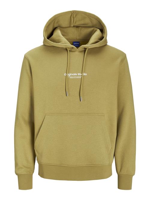 JACK & JONES Sweatshirt  grøn / oliven / hvid