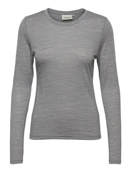 Gestuz Sividagz Ls Wool Tee Noos Gestuz Grey