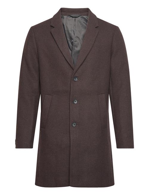 Jack & Jones Jjemorrison Wool Coat Sn Jack & J S Brown