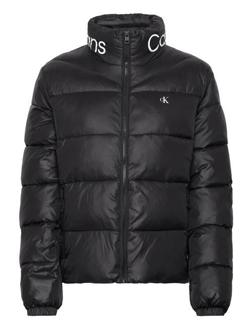 Calvin Klein Jeans Fitted Lw Padded Jacket Calvin Klein Jeans Black