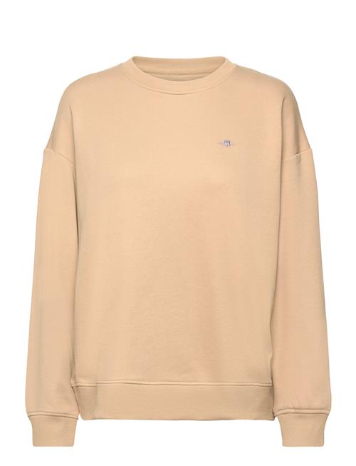 GANT Rel Shield C-Neck Sweat GANT Beige