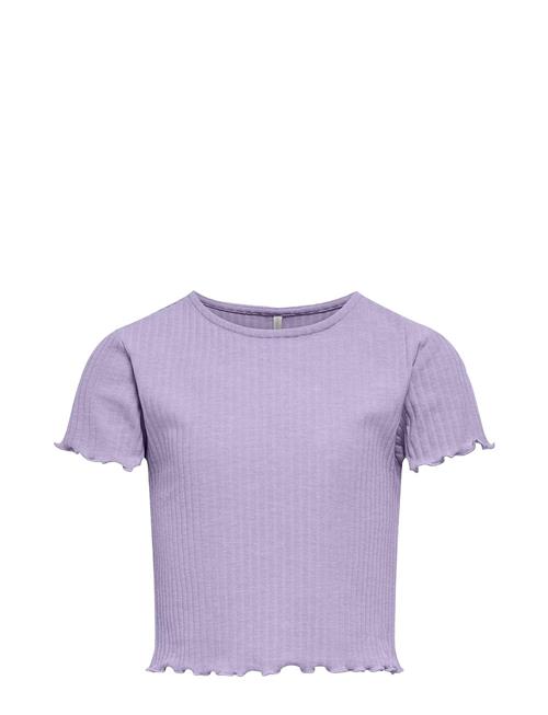 Kognella S/S O-Neck Top Noos Jrs Kids Only Purple