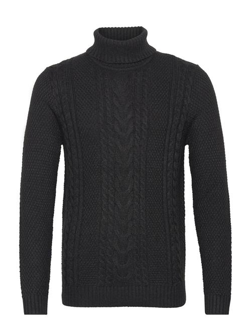 Jack & Jones Jjcraig Knit Roll Neck Aw23 Jack & J S Black