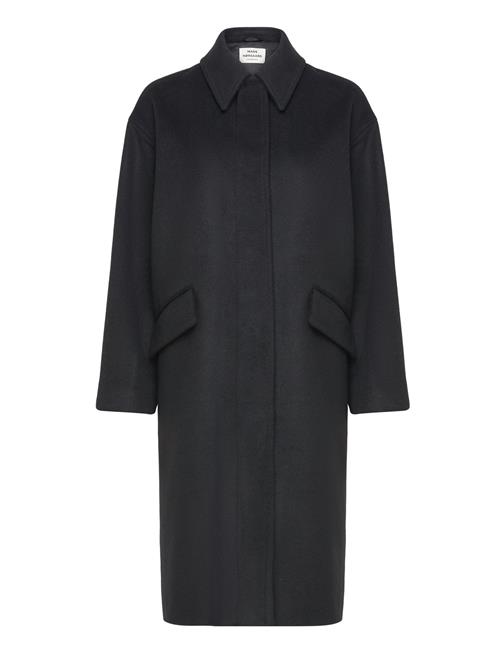 Mads Nørgaard Dense Wool River Coat Mads Nørgaard Black