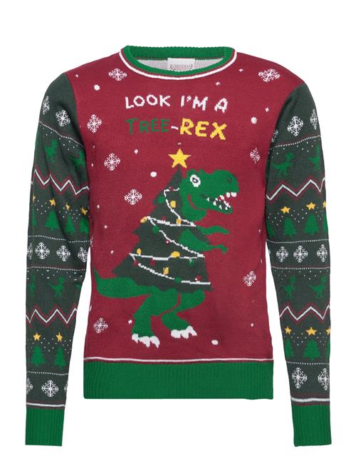 Christmas Sweats The Tree-Rex Sweater Kids Christmas Sweats Patterned