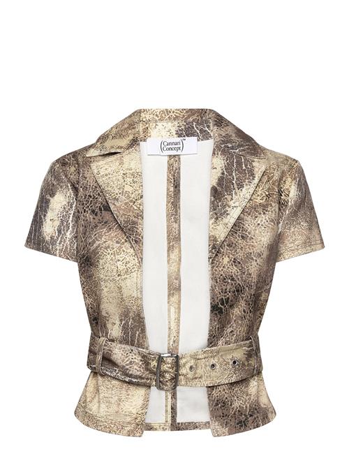 Cannari Concept Short Sleeve Vest Cannari Concept Cream