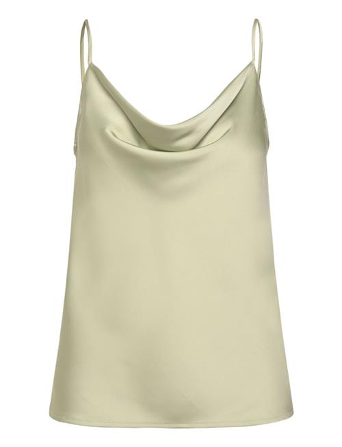 Vila Viravenna S/L Singlet Strap Top/Dc Vila Green