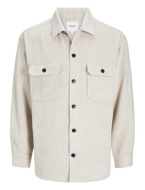 Jack & Jones Jjebradley Ollie Overshirt Ls Noos Jack & J S Beige