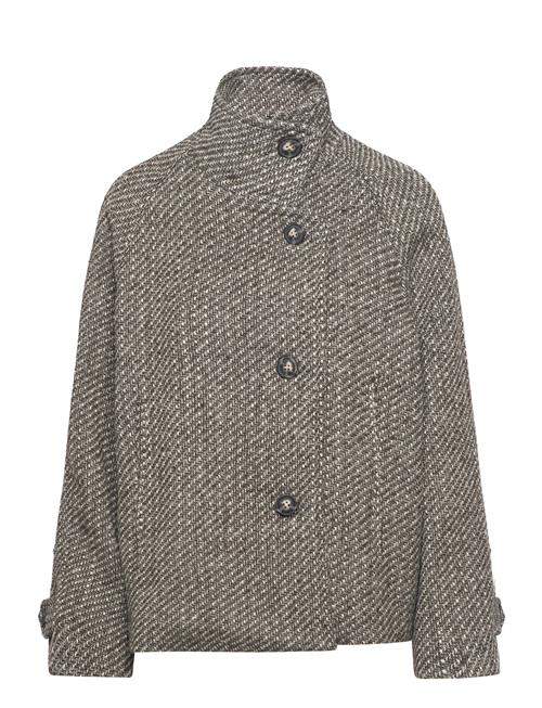 Saint Tropez Fawnsz Short Coat Outerwear Saint Tropez Grey