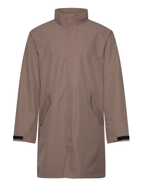 H2O Rømø Lw Rain Long Jacket H2O Brown