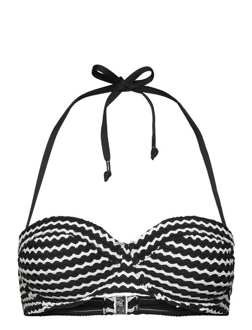 Seafolly Mesh Effect Bustier Bra Seafolly Black