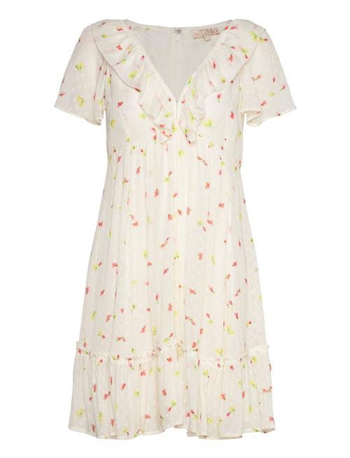 by Ti Mo Dotted Georgette Mini Dress By Ti Mo Cream