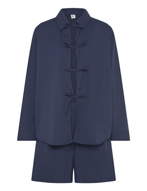 Becksöndergaard Solid Set Shirt+Shorts Becksöndergaard Blue