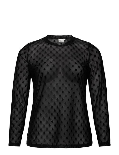 Kaffe Curve Kcninna Ls T-Shirt Kaffe Curve Black