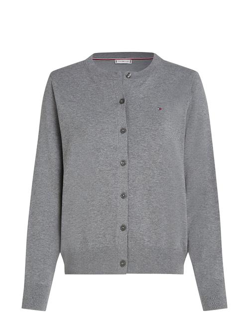 Tommy Hilfiger Co Jersey Stitch Cardigan Tommy Hilfiger Grey