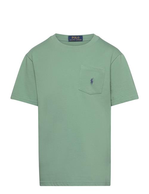 Cotton Jersey Pocket Tee Ralph Lauren Kids Green