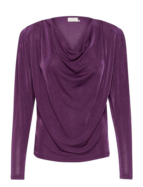 Kaffe Kagina Jersey Blouse Kaffe Purple