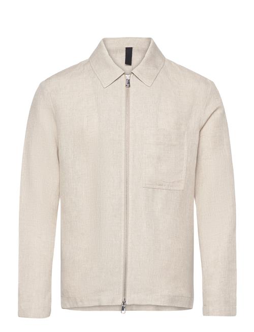 J. Lindeberg Julius Linen Overshirt J. Lindeberg Beige