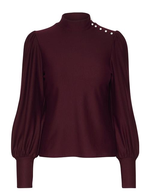 Gestuz Rifagz Button Blouse Gestuz Burgundy