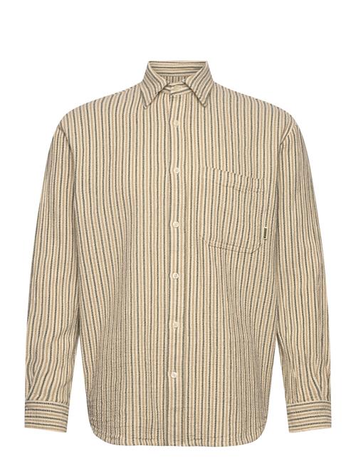 Woodbird Wbyuzo Knitted Shirt Woodbird Beige