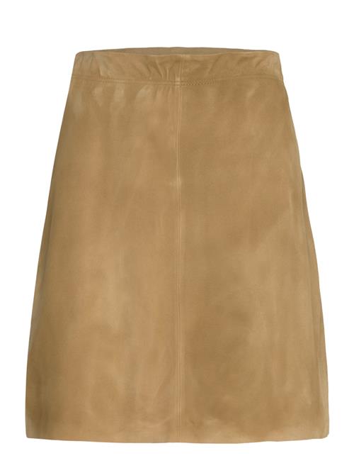 Dante6 D6Vixen Suede Mini Skirt Dante6 Beige