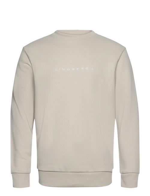 Lindbergh O-Neck Brand Carrier Sweatshirt Lindbergh Beige