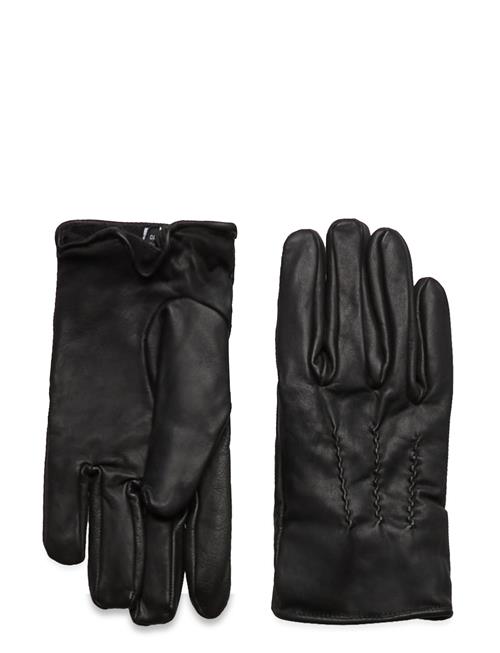 Se Leather Gloves Lindbergh Black ved Booztlet