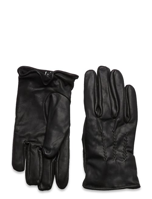 Lindbergh Leather Gloves Lindbergh Black