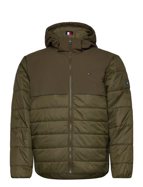 Tommy Hilfiger Cl Mixed Media Hooded Jacket Tommy Hilfiger Khaki