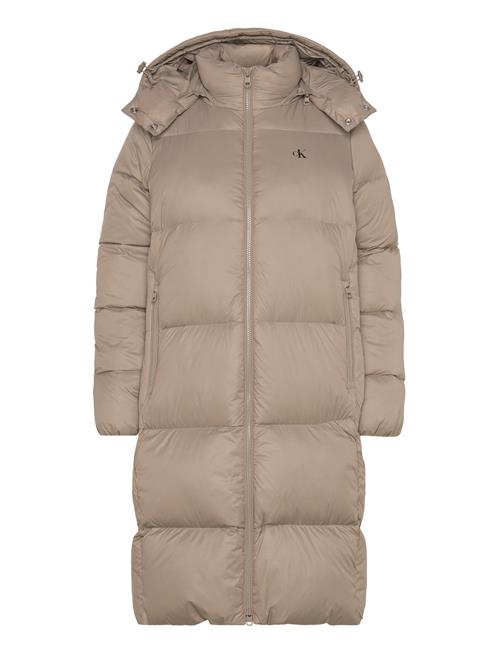 Calvin Klein Jeans Down Long Puffer Calvin Klein Jeans Beige