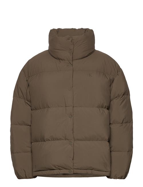 Relaxed Puffer Calvin Klein Jeans Brown