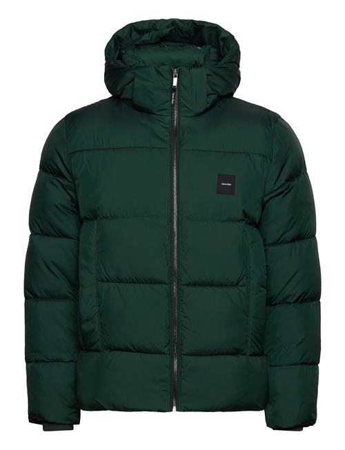 Calvin Klein Hooded Quilt Puffer Mw Calvin Klein Green