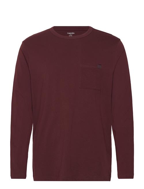 Calvin Klein L/S Crew Neck Calvin Klein Burgundy