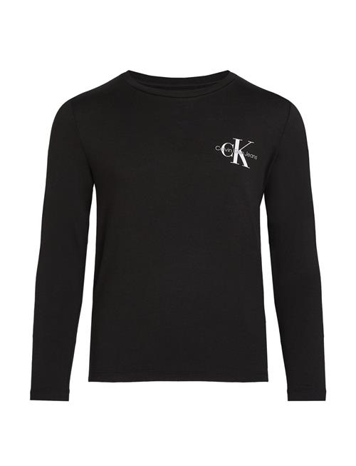 Calvin Klein Chest Monologo Ls T-Shirt Calvin Klein Black