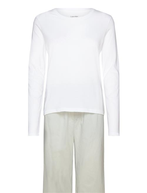 Calvin Klein L/S Sleep Set Calvin Klein White