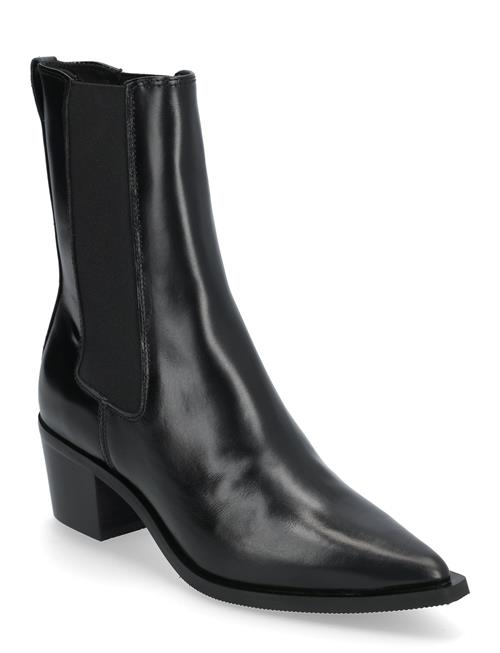 Calvin Klein Heel Cowboy Boot Lth Calvin Klein Black