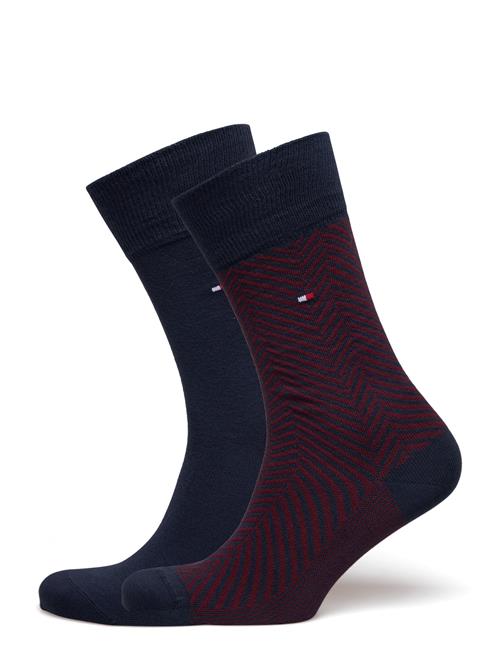 Tommy Hilfiger Th Men Sock 2P Irregular Herringb Tommy Hilfiger Navy