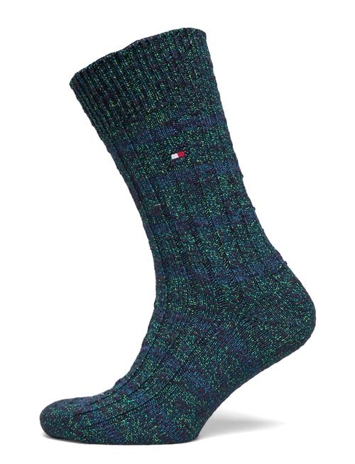 Th Men Sock 1P Special Mouline Stripe Tommy Hilfiger Green