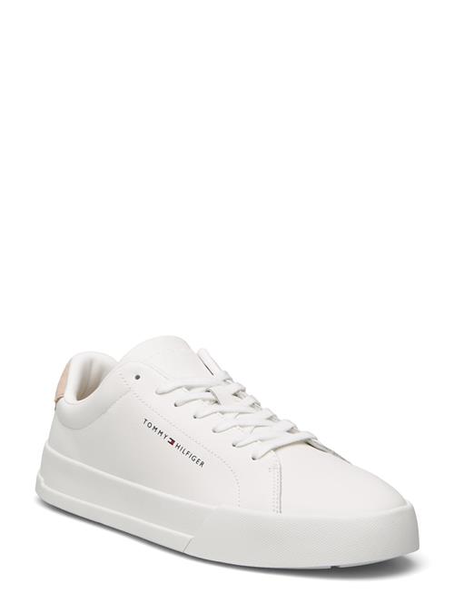 Tommy Hilfiger Th Court Leather Grain Ess Tommy Hilfiger White