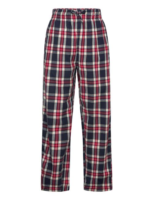 Flannel Check Pajama Pants GANT Red