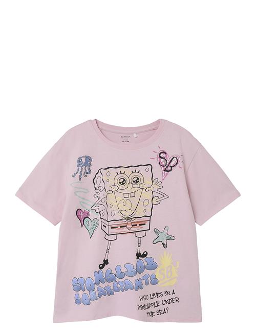 name it Nkfsema Spongebob Ss Nreg Top Box Cplg Name It Pink