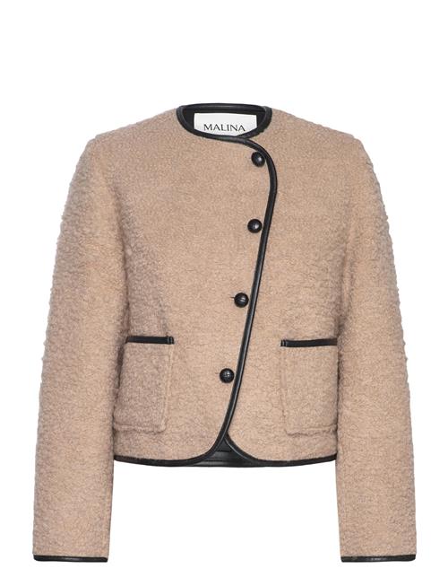 Malina Nylah Wool Blend Jacket Malina Beige