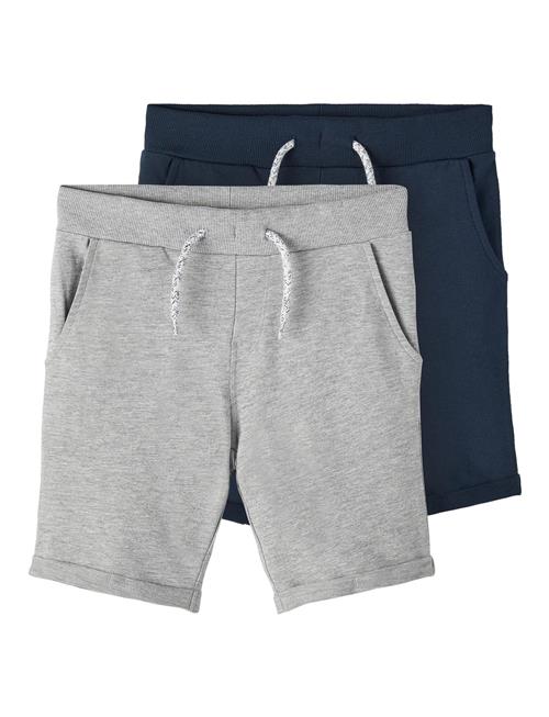 name it Nkmvermo 2P Long Swe Shorts Unb F Noos Name It Grey