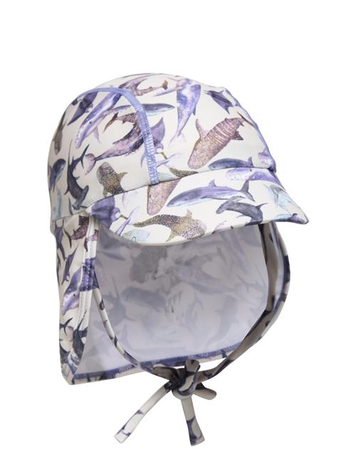 Swim Hat W. Print - Recycled Mikk-line Blue