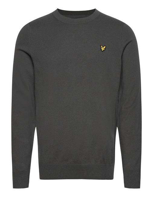 Lyle & Scott Cotton Merino Crew Neck Jumper Lyle & Scott Grey