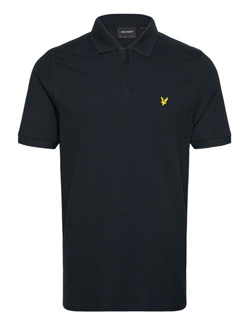 Lyle & Scott Zip Polo Shirt Lyle & Scott Black