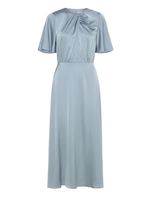 Elora Satin Dress Bubbleroom Blue