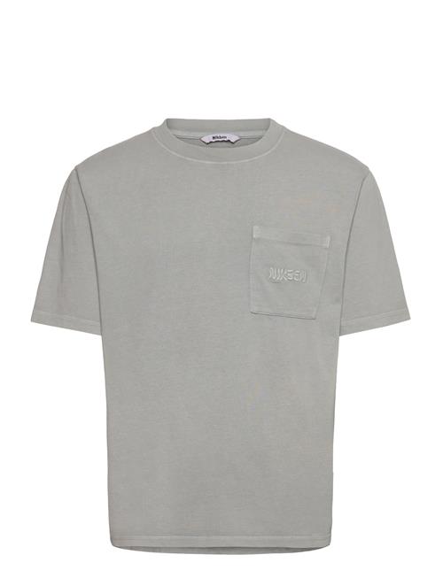 Nikben Nb Over Dyed Pocket T Shirt Grey Nikben Grey